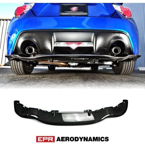 Car Accessories For Toyota FT86 FRS PJDM Style Carbon Fiber Rear Diffuser Glossy Finish Bumper Splitter Lip Racing Body Kit Part
