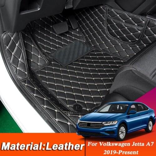 Car Styling Custom Foot Mat For Volkswagen Jetta A7 2019-Present Leather Floor Protect Waterproof Pad Auto Internal Accessories