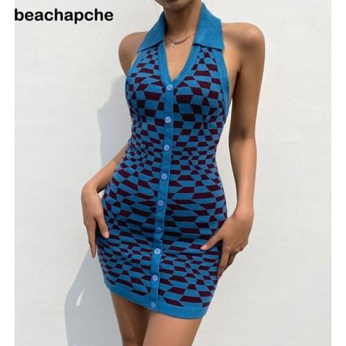 Модные вязаные платья Beachapche China At AliExpress