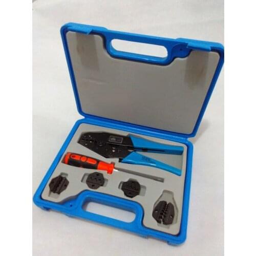 Free shipping LY03C-5D3 COMBINATION TOOLS IN PLASTIC BOX Mini Combination Tools CRIMPING crimping pliers 4 DIE SETS