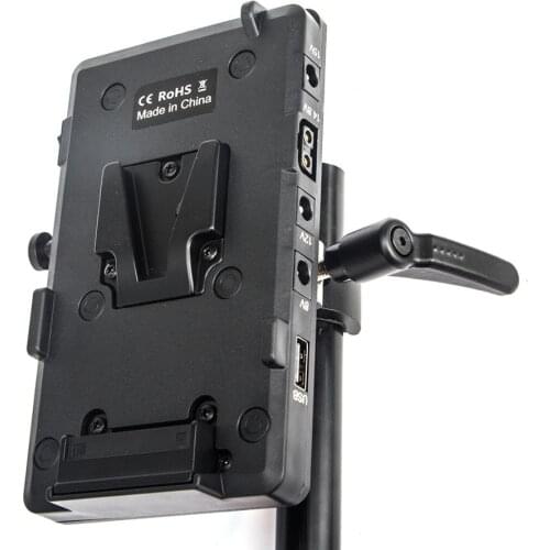FOTGA V-Mount Power Supply Systerm Battery Plate Adapter V-Lock D-tap Plate for Sony D-Tap DSLR Camera