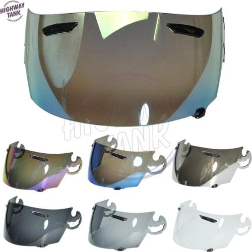 7 Colors Motorcycle Full Face Helmet Visor Lens Case for ARAI RR4 Visor Mask with Smoke Gold Blue Chrome Iridium Clear
