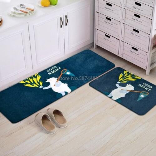 Good Night Set Series Door Mats Door Mats Living Room Bedroom Kitchen Long Floor Mats Bay Window Bedside Carpet
