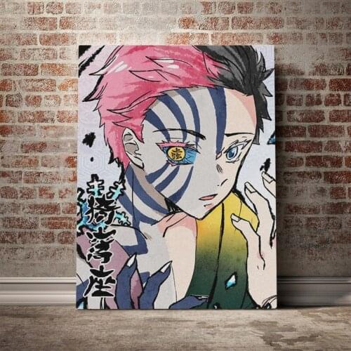 Canvas HD Prints Demon Slayer Kimetsu No Yaiba Poster Wall Art Home Decoration Japan Anime Painting Modular Pictures Living Room