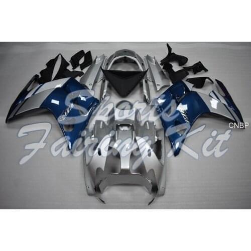Full Body Kits for YAMAHA FJR 1300 2002 - 2006 Silver Blue Fairing Kits FJR 1300 2006 Fairings FJR 1300 04 05