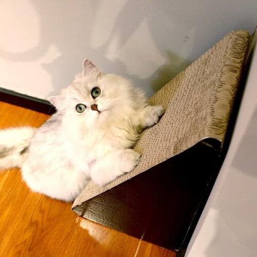 Cat Toys Cat Scratcher Cardboard Cat Scratch Board Wall Panels Kitty Cat Scratchers Triangle Catlike Claws Grinding Is Large