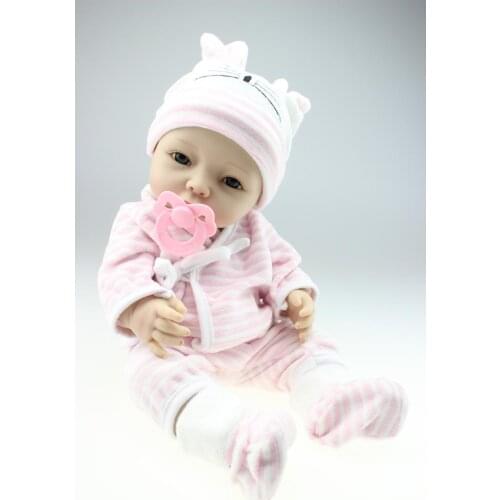 40cm Silicone Reborn Baby Doll Kids Toys Lifelike Reborn Dolls Play House Toy Kids Birthday Gift Girl Princess Toy Shower Dolls