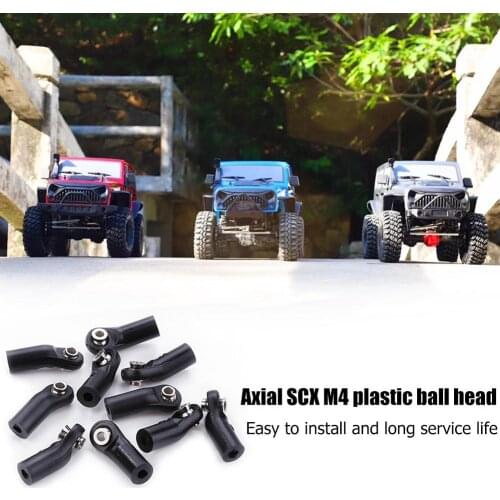M4 Plastic Rod End Holder Ball Joint Connector for RC Trucks Buggy RC Cars Accessories RC Trucks Parts 10pcs