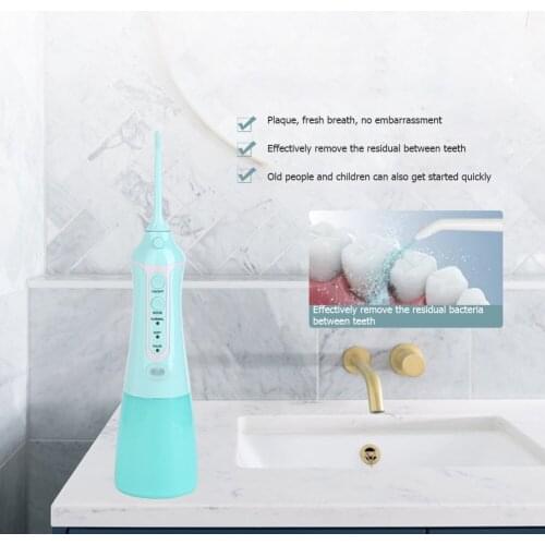 Multi-functional USB Rechargeable Smart Dental Water Flosser Jet IPX8 Classic Waterproof Teeth Cleaner Water Tank