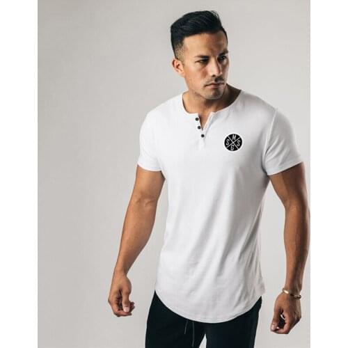 Running Polo Shirt Men Summer Sports Polos Cotton Short Sleeve Tee Shirt Male Gym Clothing Fitness Bodybuilding Workout Tops