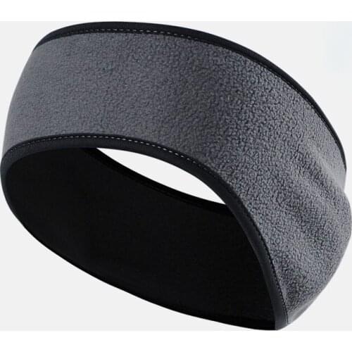 Men Outdoor Winter Fleece Ear Warmers Sport Headband Running Cycling Skiing Workout Yoga Warm Earmuffs Headband Woman Headscarf