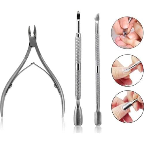 Nail Cuticle Scissors Stainless Steel Manicure Tools Dead Skin Scissor Steel Push Pedicure Tools Nipper Clipper Tool