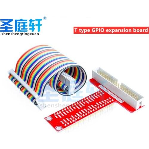 Raspberry Pi 3B + / 4B accessories T type GPIO expansion board 40P cable