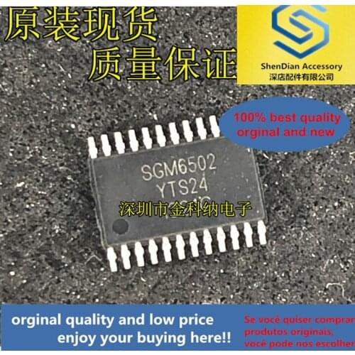 10pcs only orginal new SGM6502 Video Matrix Switch SGM6502YTS24G/TR SMD SSOP