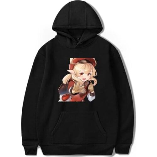 Genshin Impact Hu Tao Hoodie Aesthetic Fashion Kawaii Printed Harajuku Clothing Casual Streetwear Oversized Top Women Sweatshirt