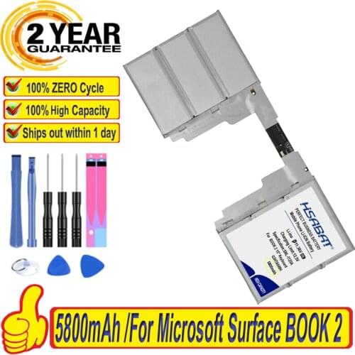Top Brand 100% New 5800mAh G3HTA050H G3HTA049H Laptop Battery for Microsoft Surface BOOK 2 15'' Keyboard Batteries