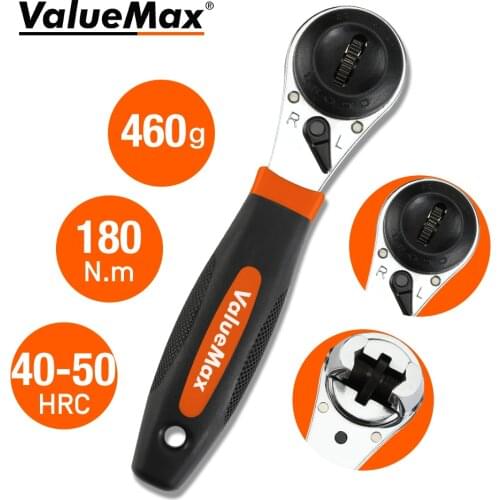 ValueMax Adjustable Ratchet Wrench for Plumbing Pipe Hand Repairing Tool with Non-Slip Handle