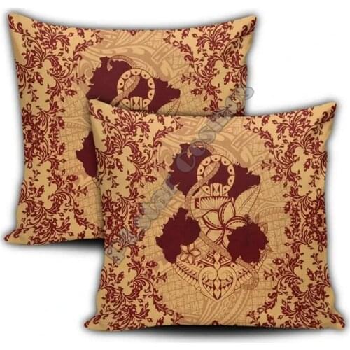 Hawail Anchor Hibiscus Flower Vintage Pillow Covers Pillowcases Throw Pillow Cover Home Decoration 02