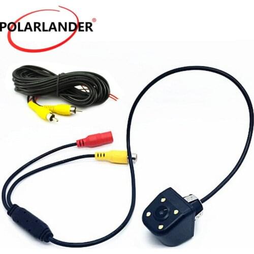 [High Quality] waterproof Rear View Camera CCD 4 LED Parking Assistance 170 wide angle