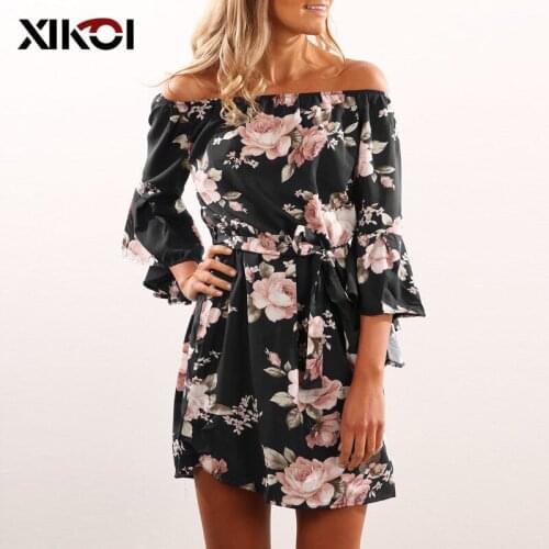 Расклешенные летние платья XIKOI China At AliExpress