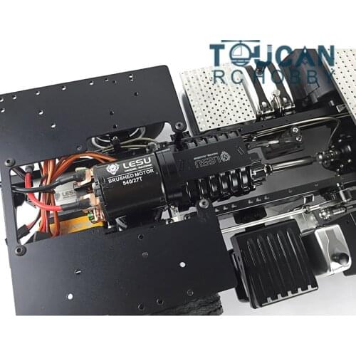 1/14 LESU Metal Chassis Sca 8*8 RC Tractor Truck Hercul Cabin ESC Servo THZH0300-SMT4