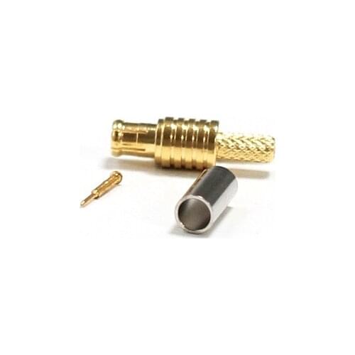 1pc New MCX Male Plug RF Connector Crimp For RG316,RG174,LMR100 Straight Goldplated Wholesale