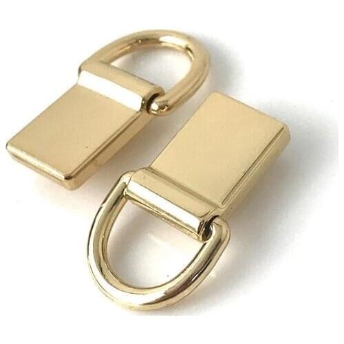 10 pieces / lot) Wholesale Bag Handbag Hardware Fasteners DIY Shoulder Strap Both Sides Chain Link Buckle