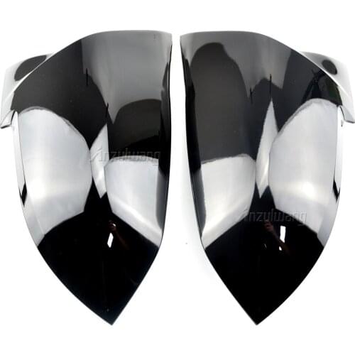 2pcs Horn Rearview Carbon Fiber Pattern Mirror Cover Caps Shell for BMW F20 F21 F22 F23 F30 F31 F32 F33 F34 F87 Accessories