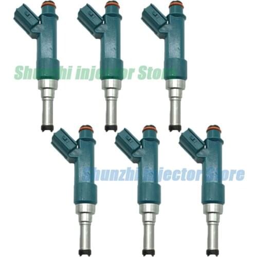 6pcs Fuel Injector Nozzle For Toyota Prius 1.8L 23250-37020 23209-37021 23250-37021 2325037020 232093