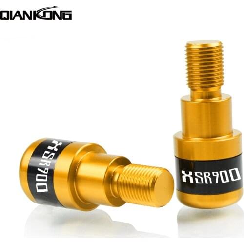 Aluminum 7/8"22mm Handlebar Ends Grips Slider Handler Bar Ends FOR YAMAHA XSR900 2016 2016 XSR900 2016 XSR 900 XSR 900 2016