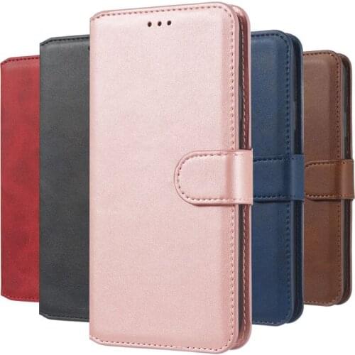 Simple Color Case For Huawei P Smart 2021 2020 Z P40 Lite E Y5P Y6P Y7P Y7A Y6 2018 Y7 2019 Honor 9X 9A Flip Wallet Cover D27E