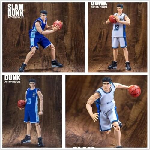 Dasin GT model 6 inch action figure anime Slam Dunk Kicchou Fukuda model blue or white ND038