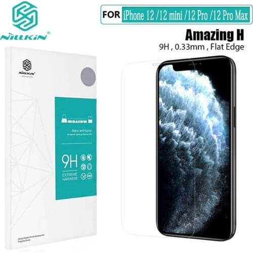 For iPhone 12 mini/12 Pro Max Glass NILLKIN Amazing H/ H+PRO/ CP+Pro 9H Protective Film For apple iPhone 12 Pro Tempered Glass