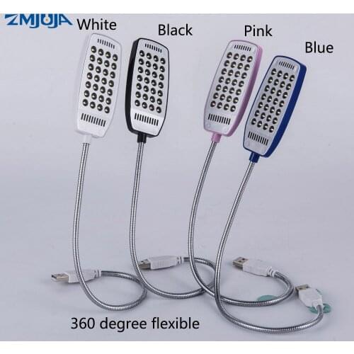 Flexible USB LED reading light 360 Degree Rotating led table lamp Super Bright led book light Camping light For PC Laptop USB