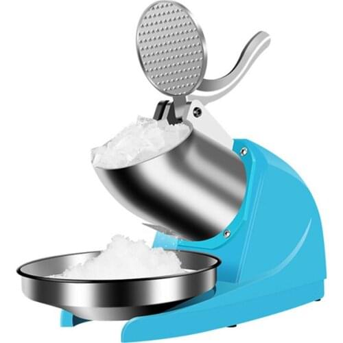 Commercial Electric Ice Crusher Smoothie Shaved Ice Machine Slush Ice Block Breaking Grinder DIY Ice Cream Maker 220V