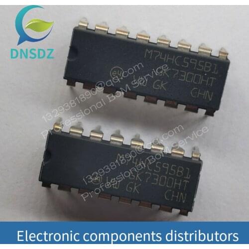 M74HC595B1R 74HC595 M74HC595B1 DIP16 100% nuevo Original 10unids/lote