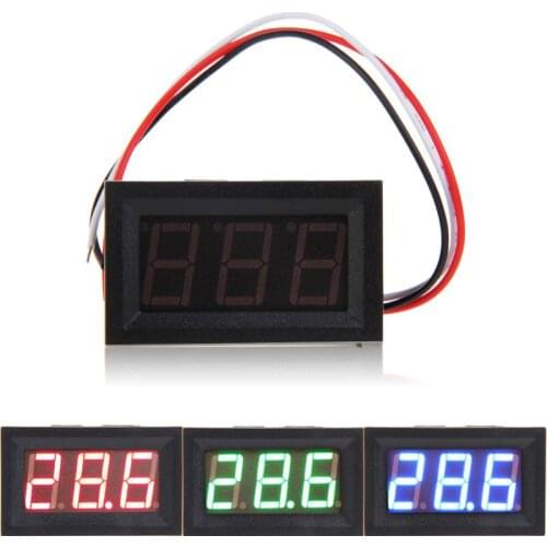 Mini DC 0-10V RGB LED Panel Digital Display Voltage Meter Voltmeter