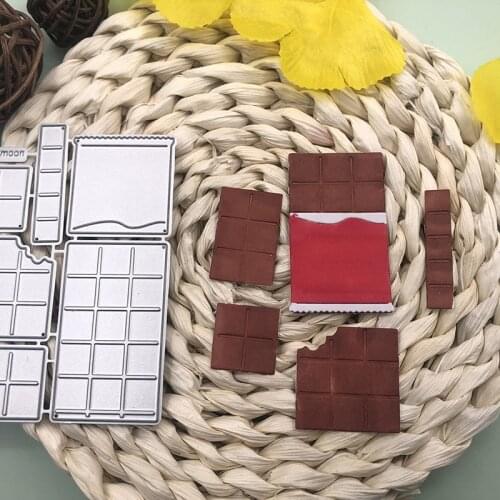 Panalisacraft Cute chocolate Metal Cutting Dies chocolate bar cut die scrapbooking Album Paper Card Craft Embossing