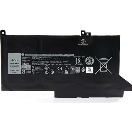 PGFX4 ONFOH DJ1JO DJ1J0 New 3500mAh Laptop Battery For Dell Latitude 12 7000 7280 7380 7480 Series Tablet PC 11.4V 42Wh