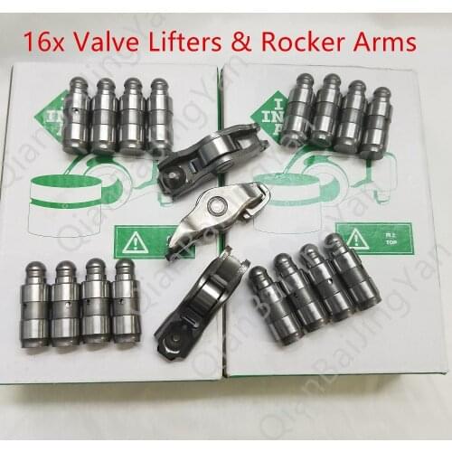 Genuine OEM 16pcs Engine Valve Lifters & Rocker Arms For VW Golf MK6 Jetta Audi A3 TT 2.0T 06E109417 022109423 BPY BPG BWA BWT