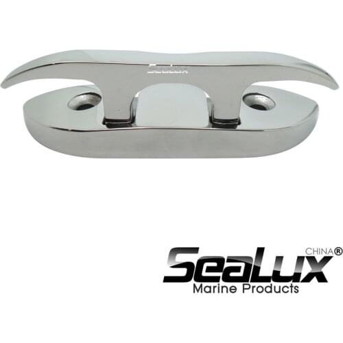 Sealux Stainless Steel 316 Marine Hardware Folding Cleats size large for Boat Marine Yacht