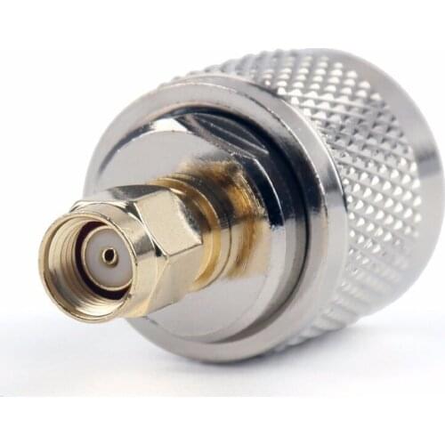 N Male Plug to RP-SMA Male Jack Straight RF adapter Coaxial Cable Connector Converter for Mobile Signal Booster Repeater Antenna