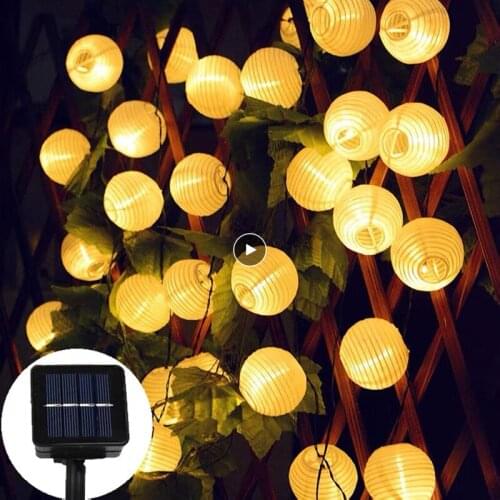 10/20/30 Light Solar Garden Lantern Light Chain Christmas Decoration Light Waterproof Fairy Light Outdoor Lantern Wedding light