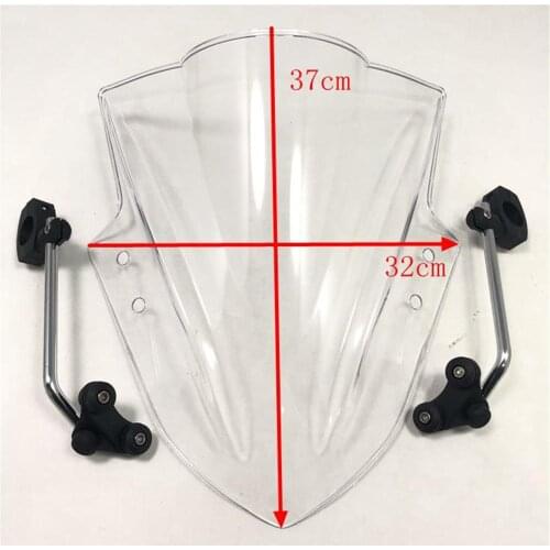 Windscreen for Benelli 752S 502S 302S 752 502 302 S TNT135 TNT 135 Screen Windshield Bracket 7/8" or 1" Handlebar Mounting