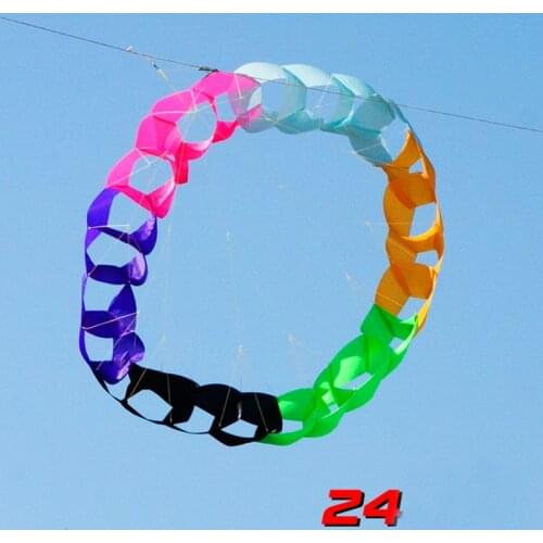 Free shipping high quality kite circles holes pendant kite soft kite outdoor toys octopus kite reel 3d hawk large kite factory