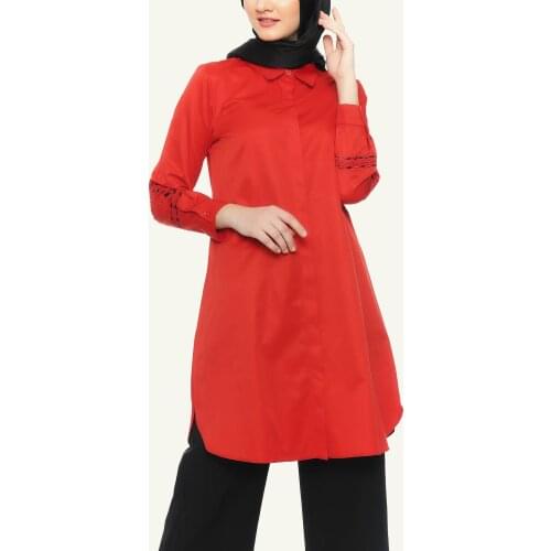 WATHKA Womens Red Shirts