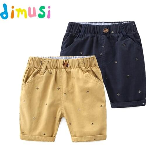 Dimusi 2019 summer boys Shorts printed cotton short pants Panties cool boy beach Shorts for Kids BC212