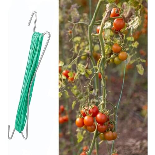 10pc 10/15M Plant vegetable hook Plant growth puller Hook Tomato Support Clips Vegetable Support Prevent Tomatoe from Pinching