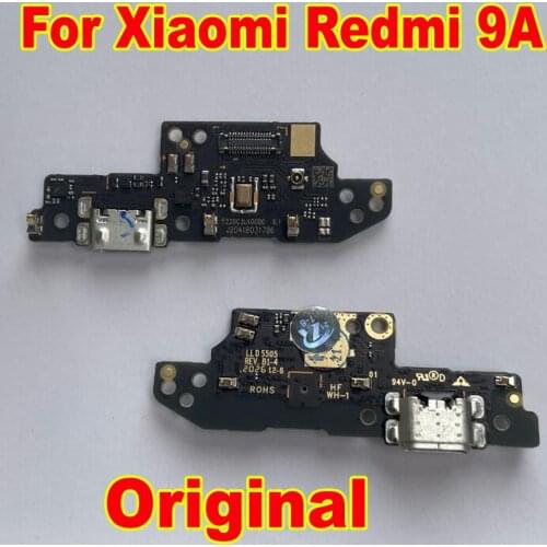100% Original Best USB Charging Port Charge Board Flex Cable For Xiaomi Redmi 9A Dock Plug Connector With MIC Microphone