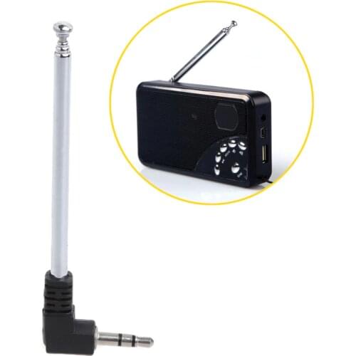 3.5mm Radio Receiver Antenna Stainless Steel Multi-Purpose Interface FM Radio